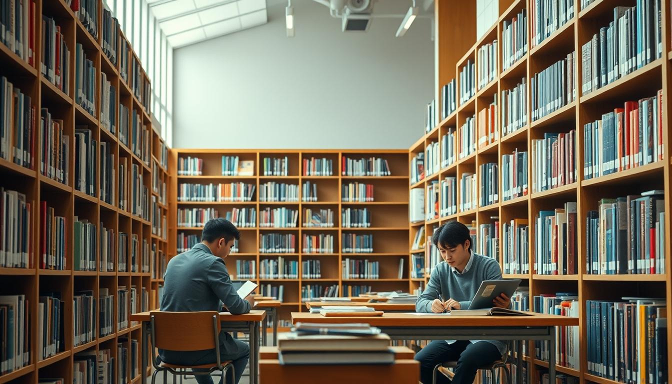 Student preparing for exams with study materials